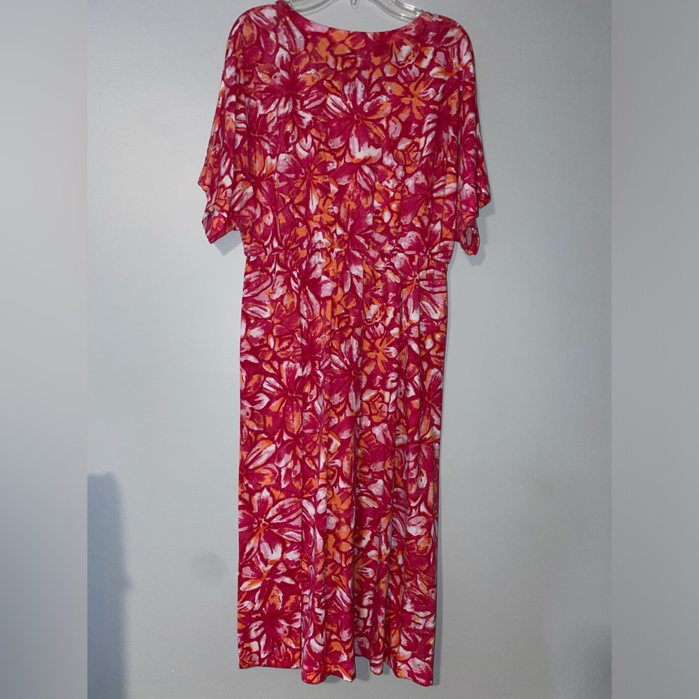 🌸White Stag Pink and Orange Floral Dress - Picture 4 of 5